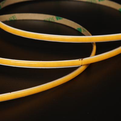 China Home Decoration IP20 12v 24v High Lumen COB 384 Flexible Cable LED Strip Lights New Design Residential Garden for sale