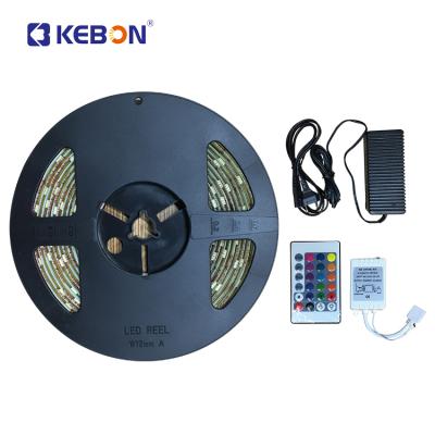 China SMD5050 5M Adapter 12V Decorative Lighting Supply +44Key IR Mini Controller RGB LED Remote Strip for sale