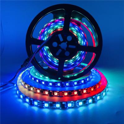 China 12v decorative lighting smd 5050 rgb waterpoof IP54 5050 magic flexible color led strip light for sale