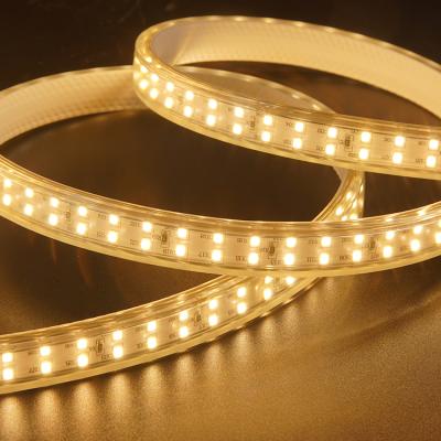 China Factory Hot Sale Decorative Lighting Dark Slots Ip65 Waterproof 180d/m SMD 2835 Ac220v Led Strip Light for sale