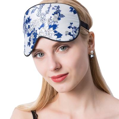 China New Design Promotional Luxury Travel Silk Sleep Silk Eye Mask for sale