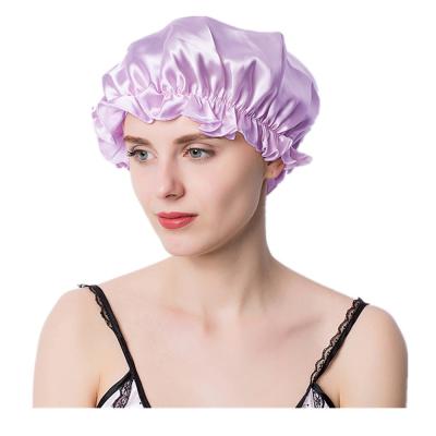 China Wholesale Durable Anti-hair Silk Shedding Household Silk Nightcap for sale