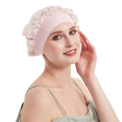 China Silk Suitable For Beauty Silk Hat Headwear Ladies Hat Sleep Night Cap for sale