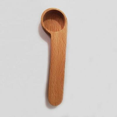 China Sustainable Wooden Scoop For Tea Honey Sauce Sugar Coffee Nuts Tea Care Accessories Tea House Home Office for sale