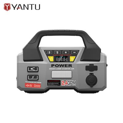 China YANTU AM45 24000mAh Car Battery Jump Starter with Air Compressor Pump and Tire Inflator for sale