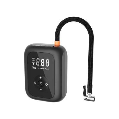 China Portable YANTU AM50 Cordless Digital Bike Air Pump Compressor for Car Bicycle Balls for sale