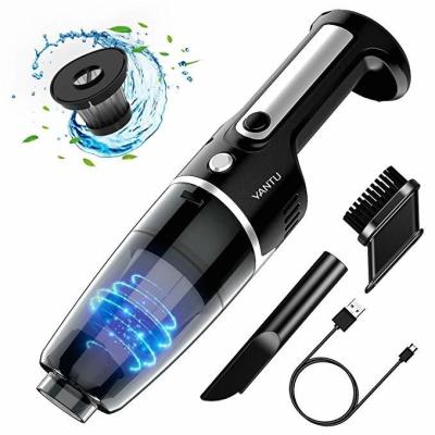 China Small Cordless Car Wash Vacuum Cleaner YANTU V01S Mini Rechargeable Wireless Handheld for sale