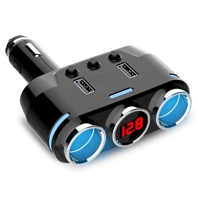 China Portable USB Cigarette Lighter Sockets for Phone and Mobile A4 100W Fast Car Charger Adapter for sale