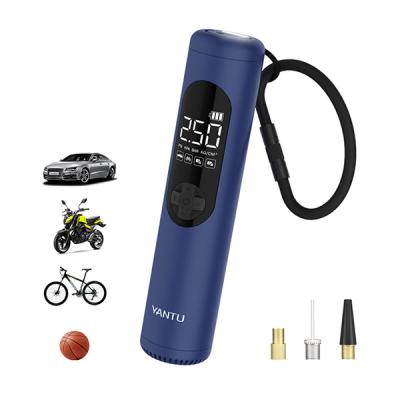 China 7.4V Voltage YANTU A23 Mini Portable Car Tyre Air Pump Compressor for Car Tires Inflators for sale