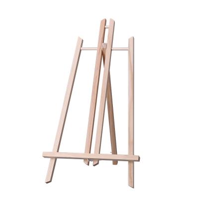 China Amazon Hot Selling Easel Kids Table Easel Mini Wood Display Easels Professional Wooden Folding Painting Stand for sale