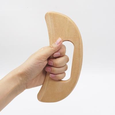 China Body Allshow Wooden Pine Gua Sha Tools Professional Lymphatic Drainage Tool Wooden Therapy Massage Tools for sale