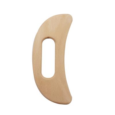 China Body Allshow Wooden Pine Gua Sha Tools Professional Lymphatic Drainage Tool Wooden Therapy Massage Tools for sale