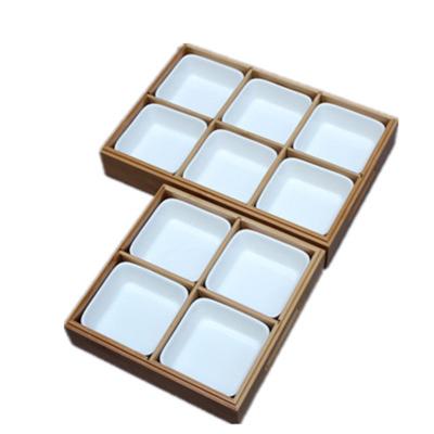 China Serving Trays Viable Modern Style Soft Decorative Wooden Serving Trays Art Wholesale Wood Wooden Tray With Handles for sale