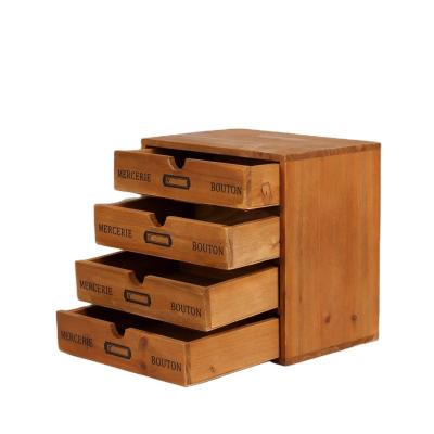 China Wooden Storage Boxes Night Stand Storage Rack Household Organizer Accessories Toys Home Office Viable Racks Wooden Storage Boxes for sale