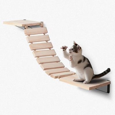 China Hot Selling Cat Bridge Panel Bed Shelf Stored Wall Mounted Shelves Swing Large Wall Mounted Shelves and Perches for sale