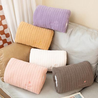 China Soft Plush Hand Warmer Cushion Plush Hugging Pillow Cartoon Insist Hand Warmer Hand Rates Warmer Cushion for sale