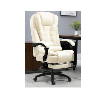 China (Size) Executive Office Adjustable Adjustable Chair With Armrest High Back PU Style Furniture Swivel Leather Office Chair for sale