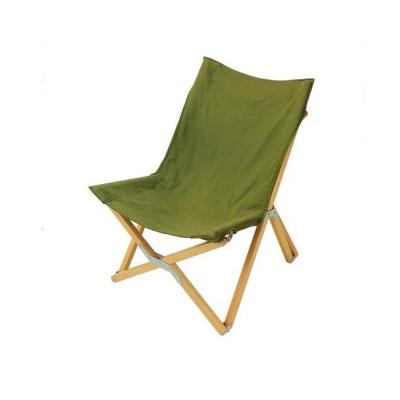 China Eco-friendly Hot Selling Beach Chair Foldable Camping Wooden Beach Lounge Chairs for sale