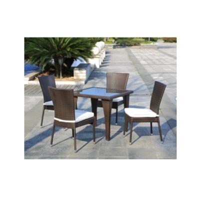 China Cheap outdoor furniture waterproof hot sale outdoor furniture patio furniture rattan table and chair set for sale