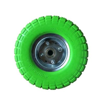 China Building Material Shops 10 Inch Cart Wheels Pneumatic Rubber Wheel 410 / 350-4 for sale