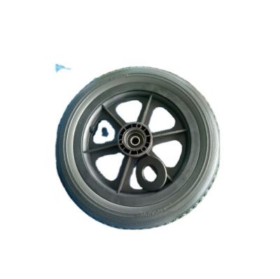 China Machinery Repair Shops 12 Inch PU Foam Wheel For Wheelchair for sale