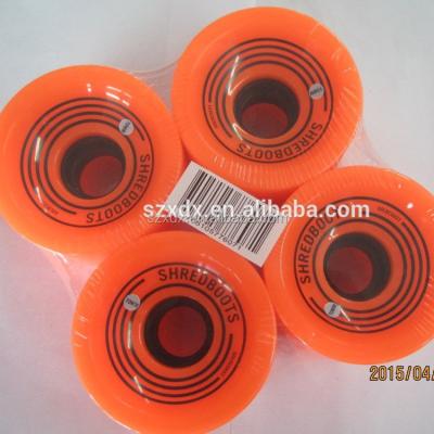 China PU And PP 4 Pack Skateboard Board Wheel Long 70 Mm for sale