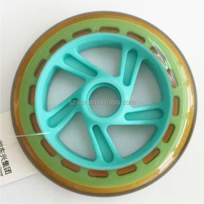 China Self Balance Scooter Vorticosis 3 LED Wheel Transparent Scooter Lighted Wheel Customized Scooter Factory Wholesale 120mm PU Wheel for sale