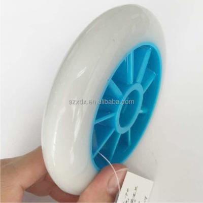 China Roller Skate Manufacturer Supply Roller Skate Wheel Customized 9 Starts Wheel 110mm Quad Skate Integrated PU Wheel for sale