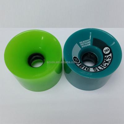 China China Manufacturer Wholesale PU 75*65mm Polyurethane Wheels For Longboard Electric Skateboard Bat Drift Rocket Board for sale