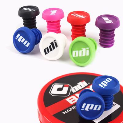 China Lightweight BMX Bike Parts Accessories MTB Bicycle Bar Grip End Plugs ODI Bike Grip Grip End Plug for sale