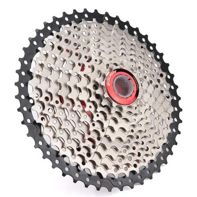 China BOLANY MTB Cassette 10speed Bicycle Cassette Mountain Bike 11-40/42/46/50T Steel Sprocket Derailleur for sale