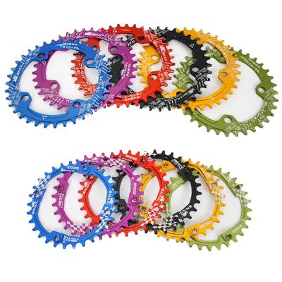 China Mountain Bikes 104BCD MTB Aluminum Bike Round Oval Sprocket Bicycle 30 Ring 32 34 36 38 40 42T Chain Wide Narrow for sale