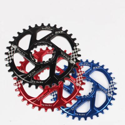 China Mountain Bikes Narrow Ring 6mm Wide Offset 30T/32T/34T Mountain Road Bicycle SNAIL GXP Chain Ring for sale