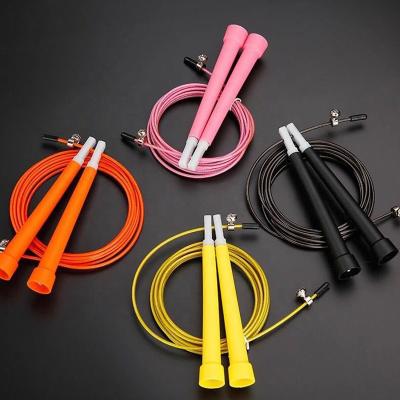 China Durable Cheap PVC Speed ​​Jump Rope Fitness Exercise Workout Rope Logo for sale