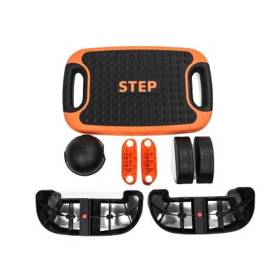 China Mini Home Fitness Multifunctional Adjustable Step Equipment Exercise Fitness Gym Aerobic Step Platforms for sale