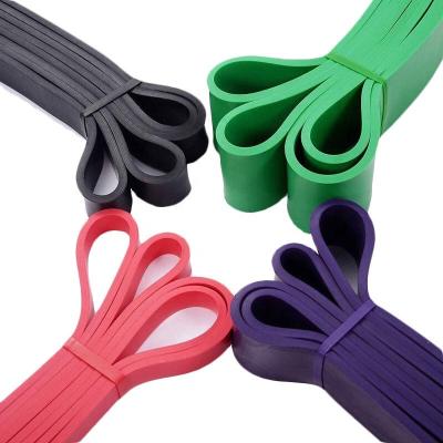 China Natural Latex Resistance Band Latex Fitness Workout Exercise Pull Up Aid Resistance Band for sale