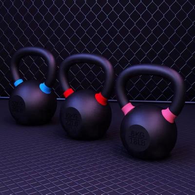 China Universal Powder Competition Coated Cast Iron Kettlebell For Home Training for sale