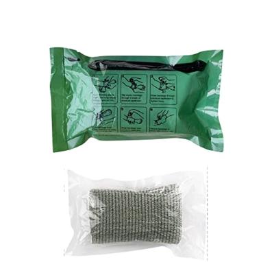 China Stop Hemostasis Bleeding/Trauma Military Bandage 4 Inch Emergency Trauma Bandage Field Dressing Compression Bandage for sale