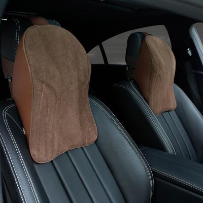 China Neck Relax Car Headrest Memory Pillow Cushions Soft Folding Headrest Support For Car for sale