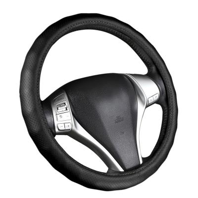 China Hot Selling Various Colors Luxury Cheap PVC Leather Car Auto Steering Wheel Cover Accessories for sale