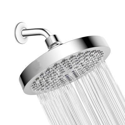 China Without Diverter Best Sale Luxurious Modern Chrome Plated Adjustable High Pressure Rain Abs Shower Head for sale