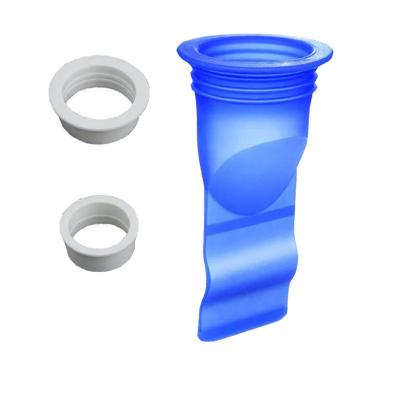 China Easy Clean Kitchen Sink Strainer Bathroom Pipe Sewer Drainer Deodorize Core Valve Check Silicone Floor Drain Trap Backflow Preventer for sale