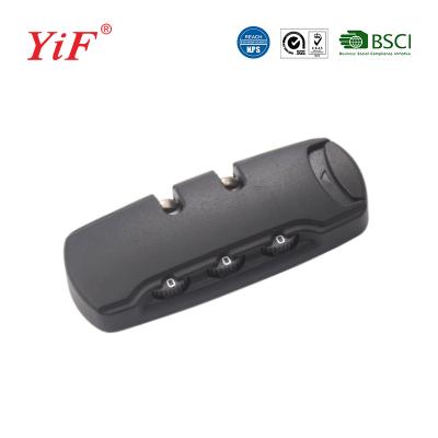 China Yifeng Combination Plastic Suitcase Built In Combination Luggage Zipper Lock for sale