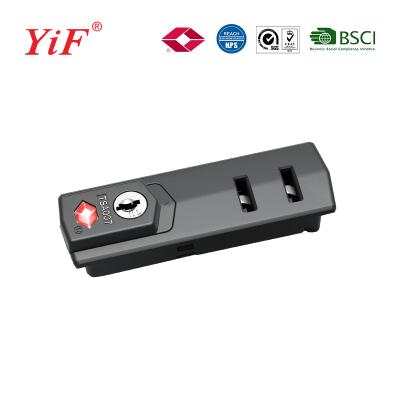 China Yifeng Plastic TSA Implanted Lock Suitcase Luggage Zipper TSA Lock for sale