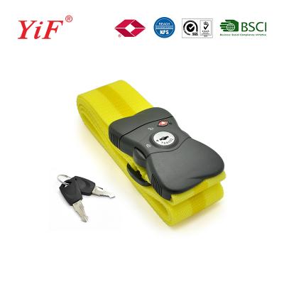 China YiF TSA Plastic Luggage Strap Lock with 2 Keys TSA329 for sale