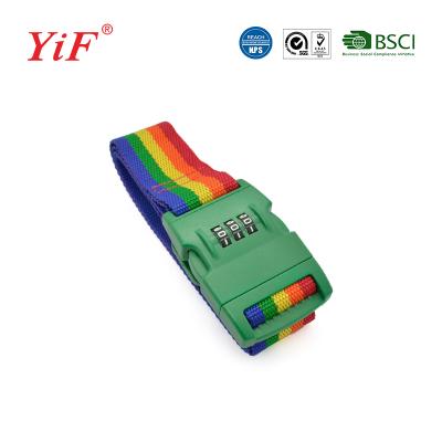 China Yifeng YF20230 Suitcase Strap Belt Lock Discount Luggage Plastic Combination Lock for sale