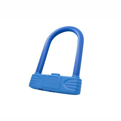 China Eco-friendly U-lock Good Quality Password Combination Bike 4-Digit Bike Lock For Sale for sale