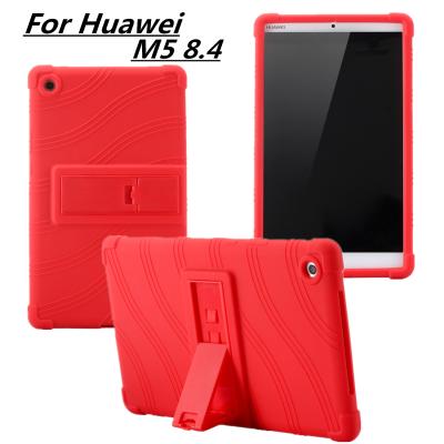 China Child Safe for Huawei MediaPad M5 8.4inch Anti-Fal Shell Shockproof Soft Cover M5 8.4 Tbalet Children Kids Silicone Case for sale