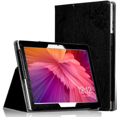 China Luxury PU Leather Flip Strap Stand Protective Case Flower Printing Cover Protector For Teclast M30 10.1