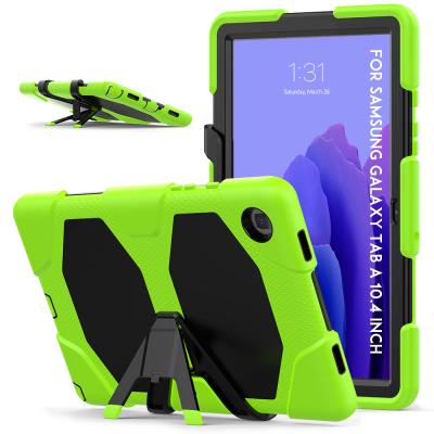 China 3 Layer Protective Case 3 in 1 Shockproof Kids Case Tablet Stand Holder PC Silicone Stand Safe Cover for Samsung Galaxy Tab A7 T500 T505 10.4 2020 for sale